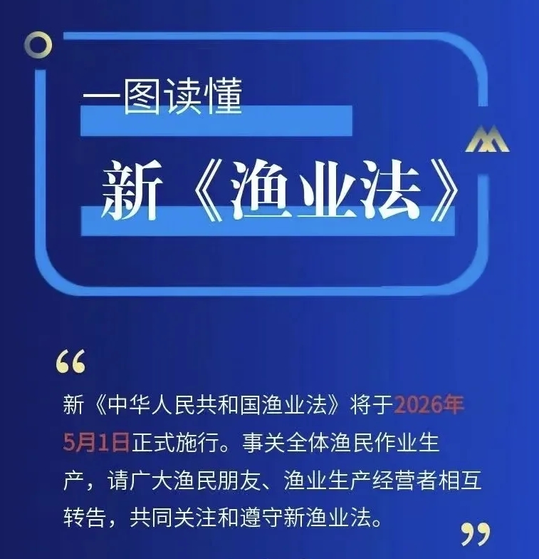 一图读懂！新《渔业法》